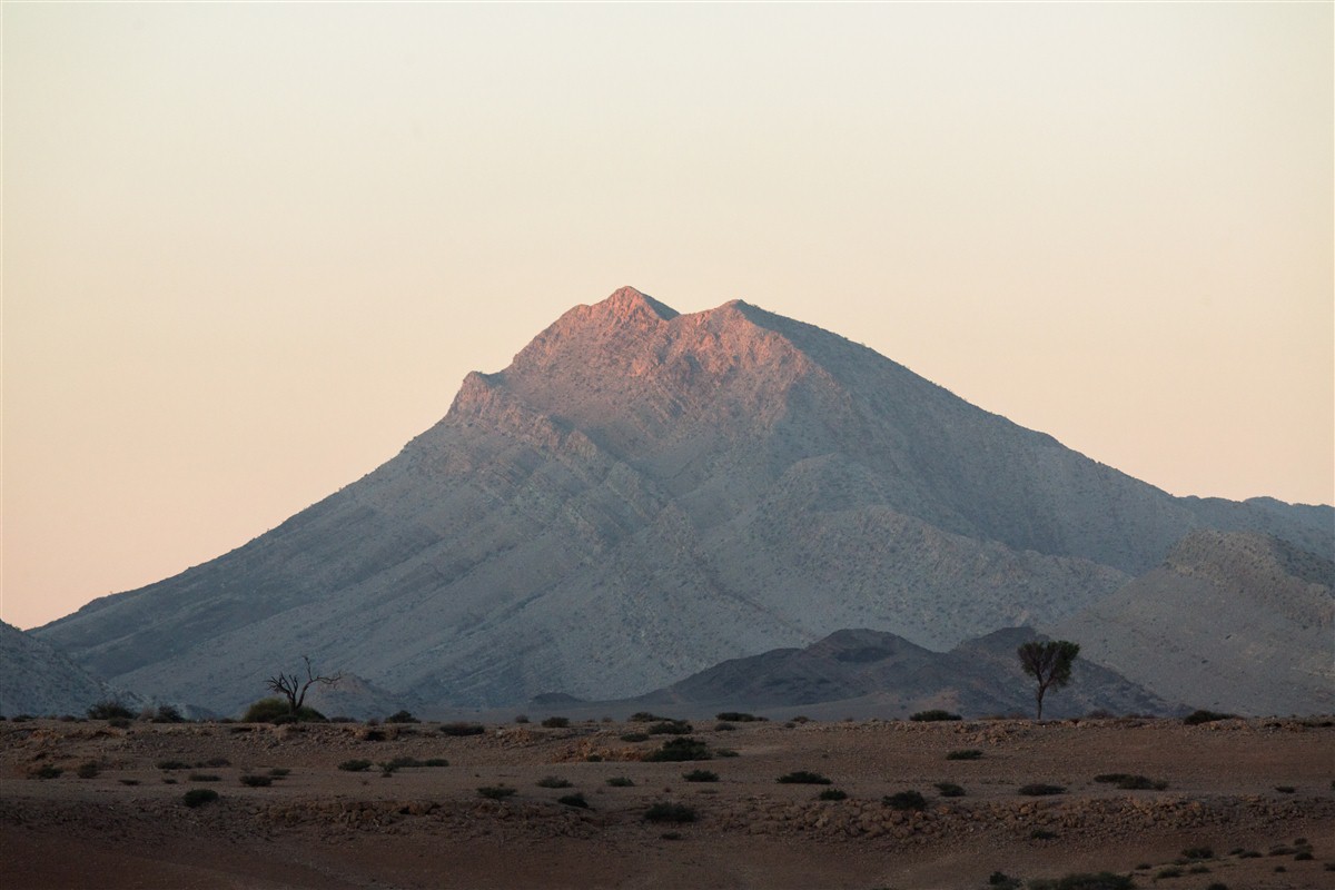 jolie montagne de Namibie