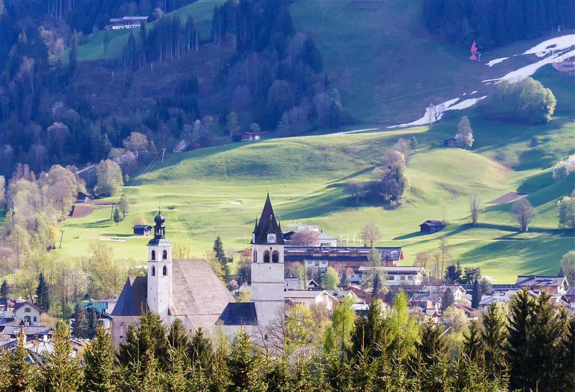 région viticole de Kitzbuhel en Autriche