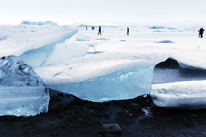 Magnifiques glaciers d'Islande