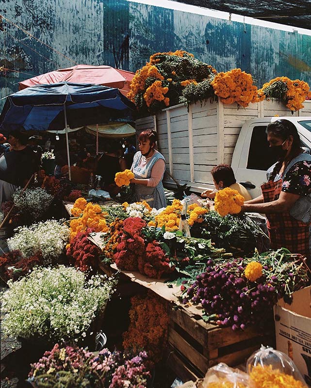 Scène de marché au Guatemala