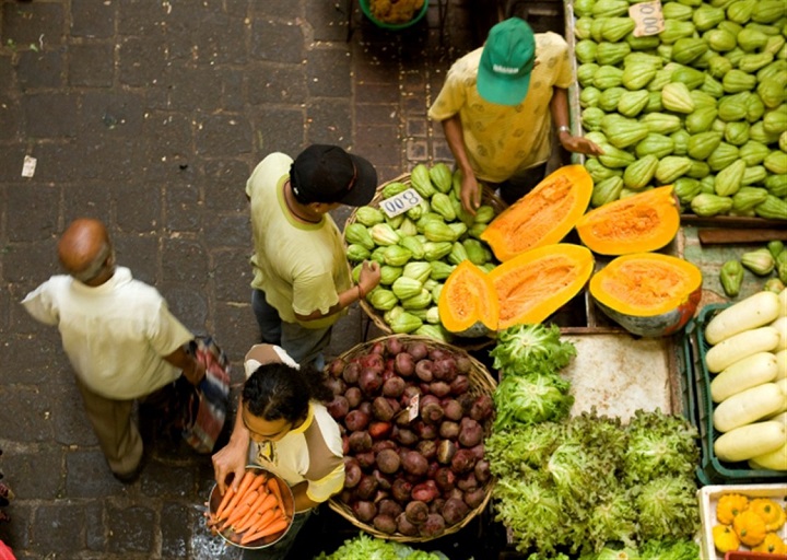 Marché à Île Maurice