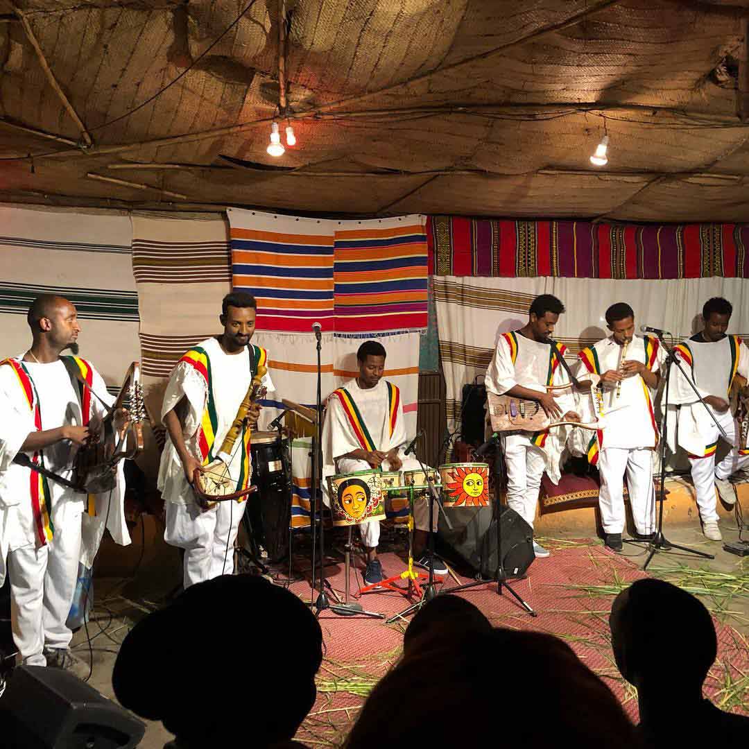Chanteurs traditionnels éthiopiens