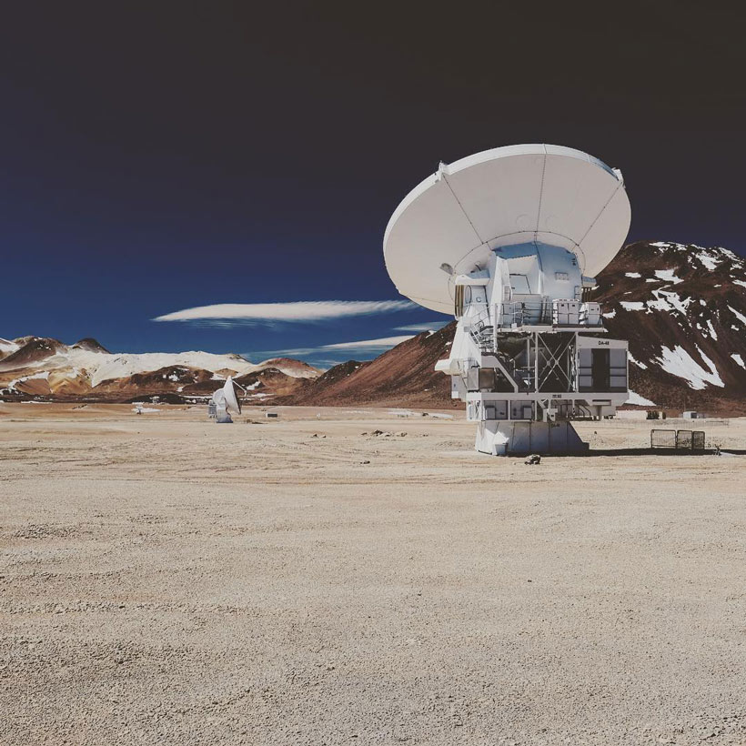 Télescope au Chili