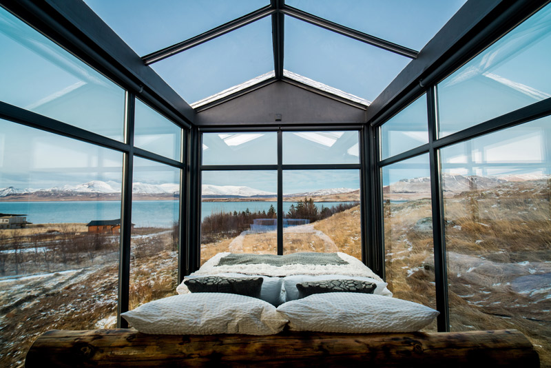 Panorama Glass Lodge Islande