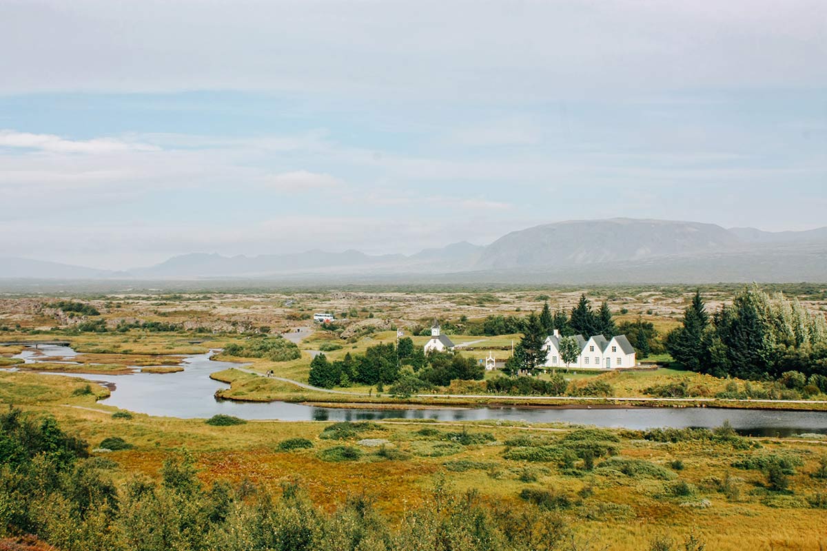 paysage du parc national de Thingvellir