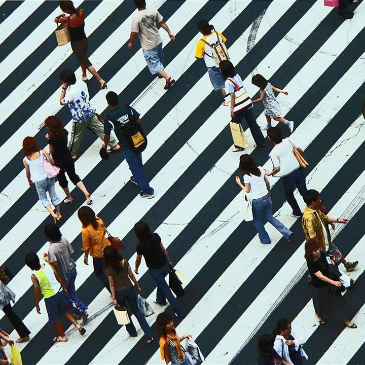 passage protégé dans les rues de Kyoto