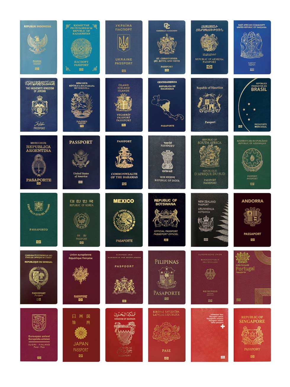 Passeports du monde