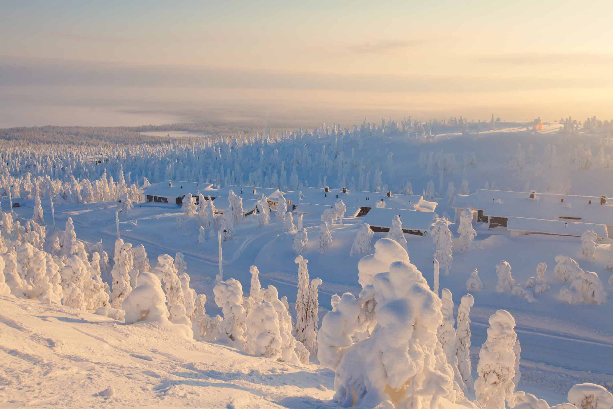 paysage de Laponie Finlandaise
