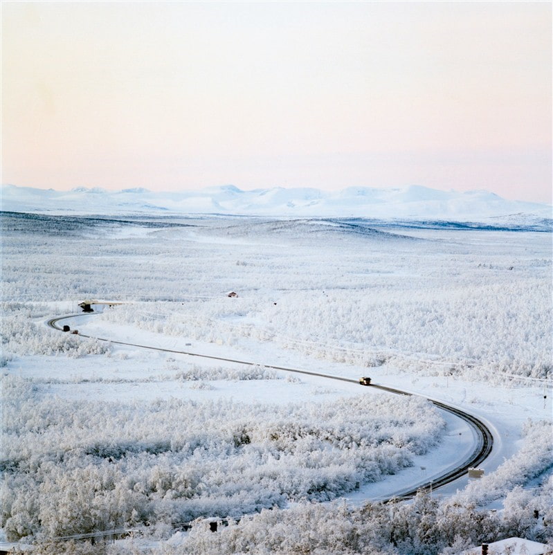 paysage campagne en Laponie