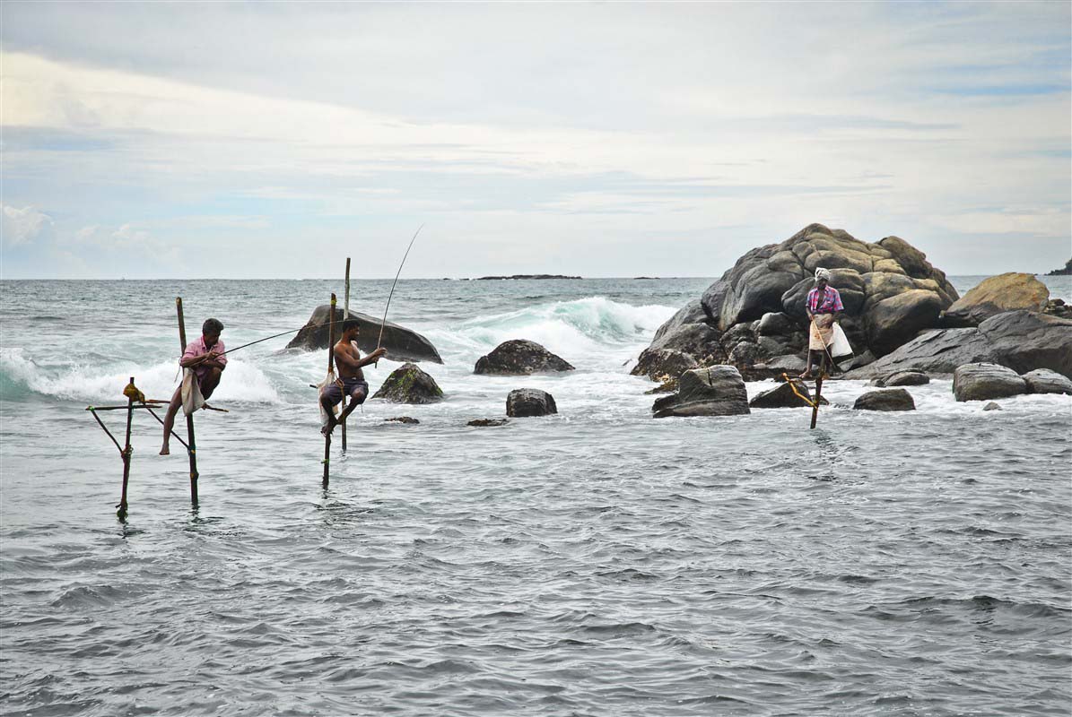 pêcheurs à Galle