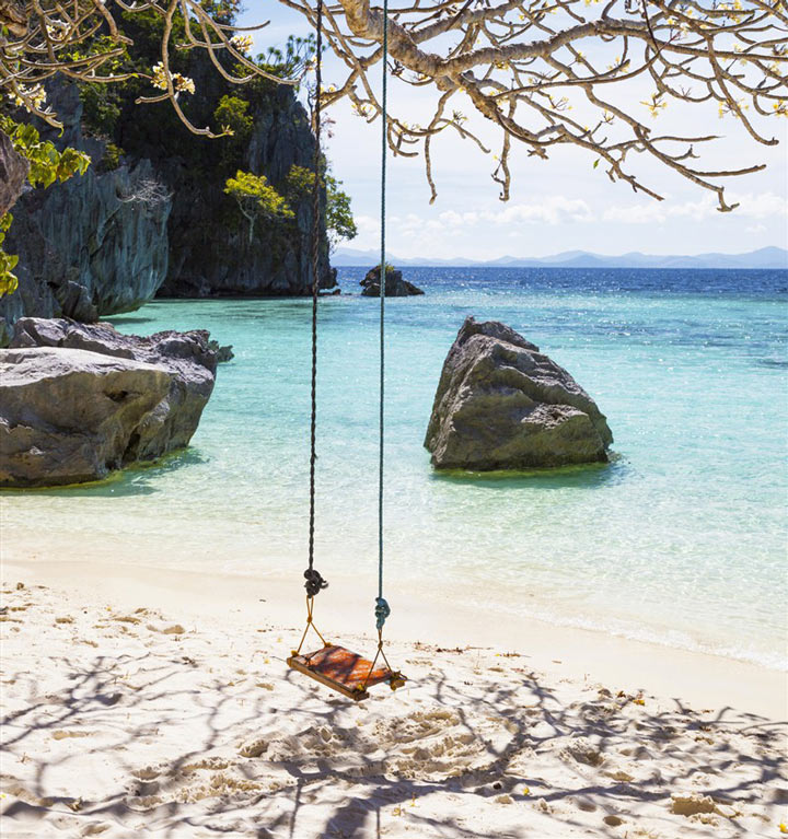 plage de l'île de Coron