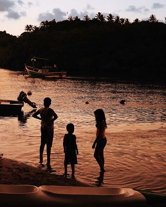 famille à la plage