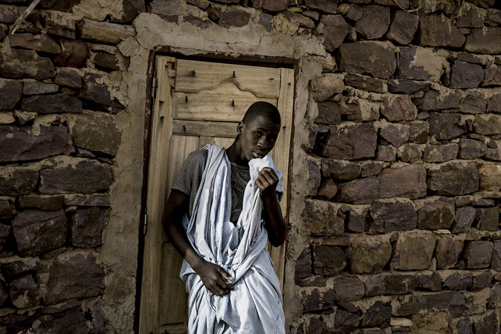 Portrait d'un homme en Mauritanie