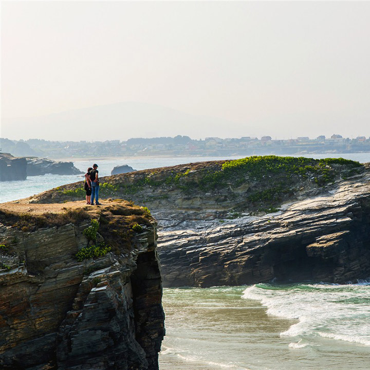 falaises ribadeo galice espagne