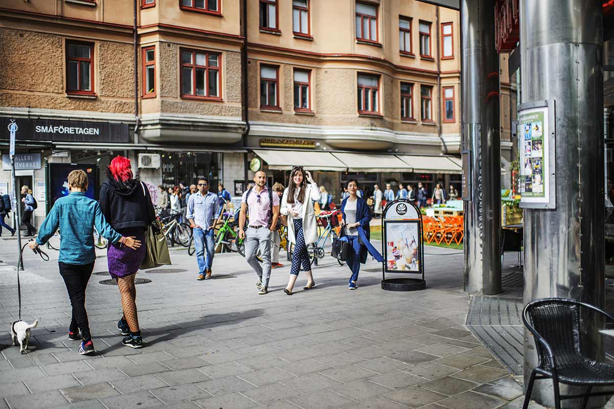 rues commerçantes de Stockholm