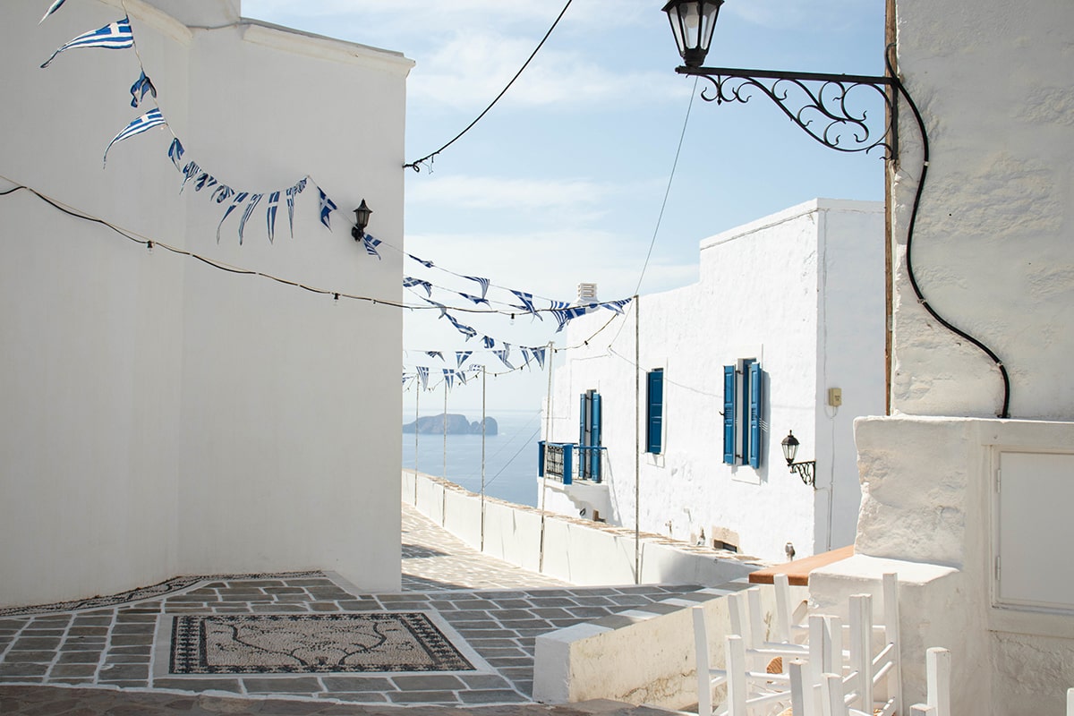 Ruelle a Milos dans les Cyclades