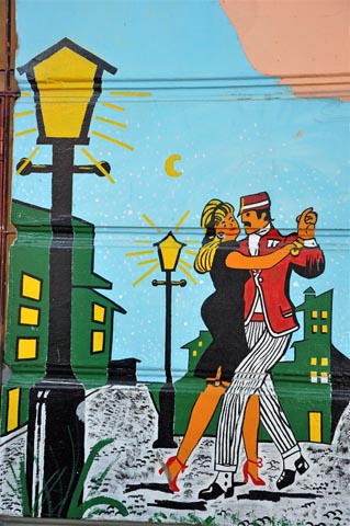 Street Art Danseurs de Tango