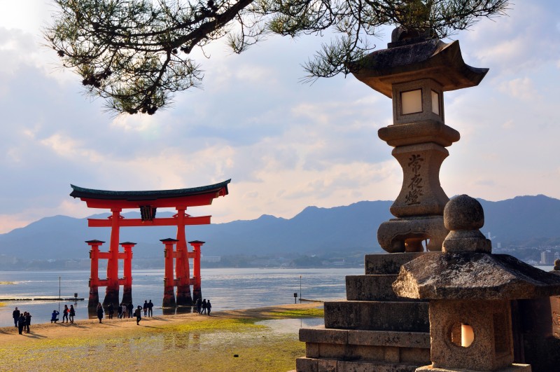 Torii flottant de l'île de Miyajima