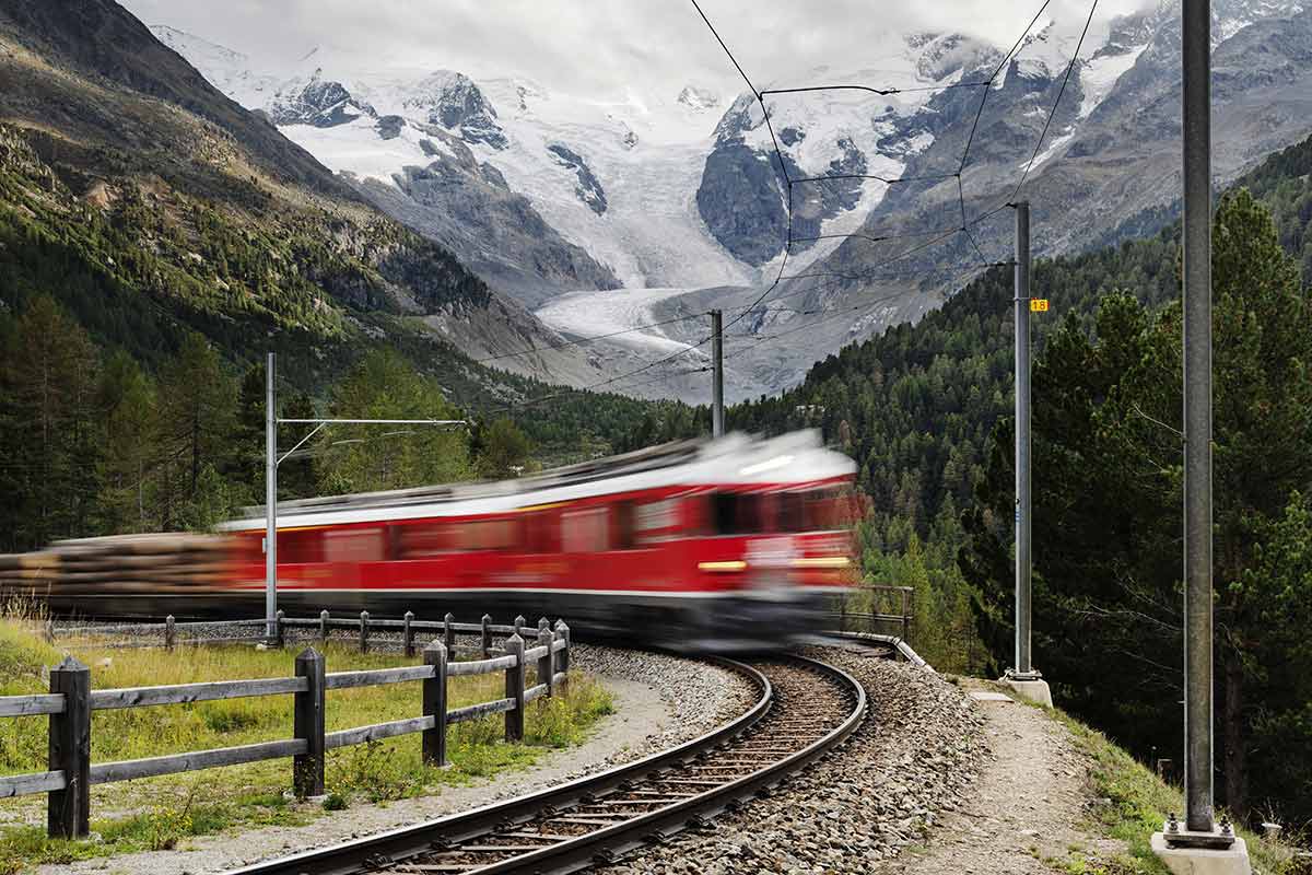 prendre le train en Suisse