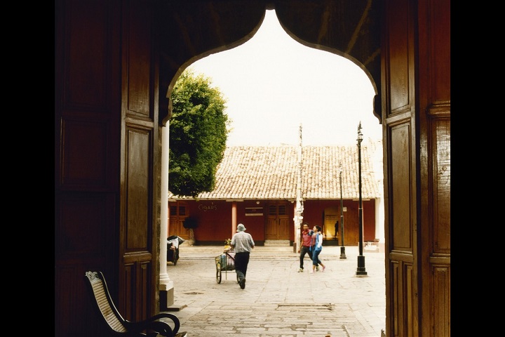 Joli porche de Granada au Nicaragua