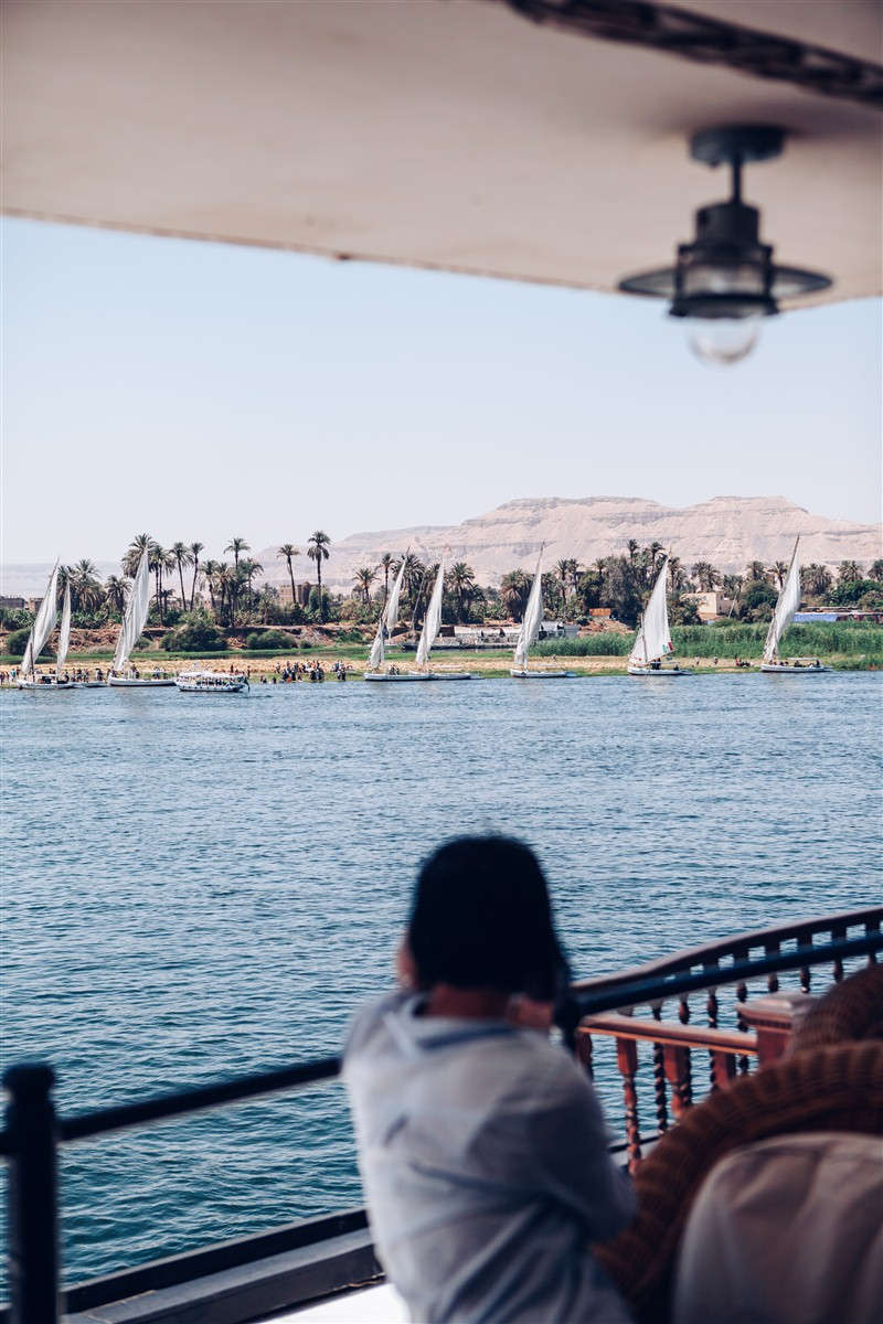 vue du Nil depuis le Steam Ship