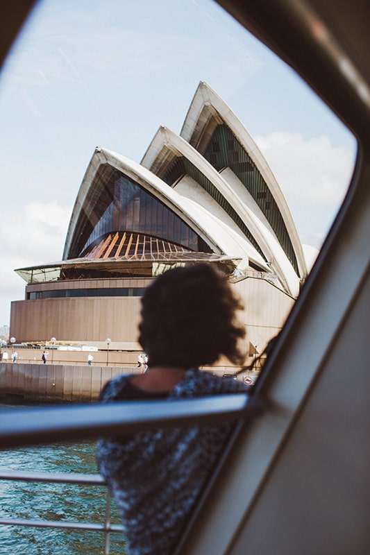 Vue sur l'Opéra de Sydney