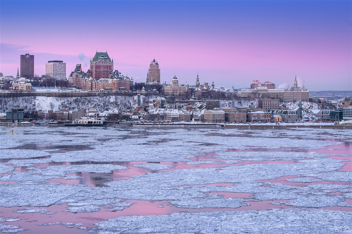 fleuve Saint-Laurent gelé