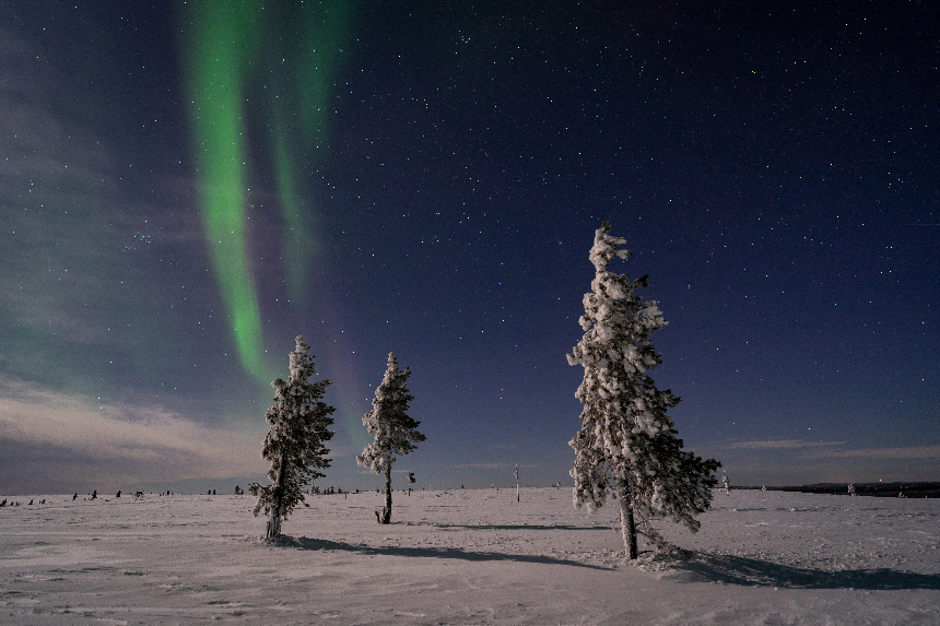 Quand voir des aurores boréales en Finlande ?