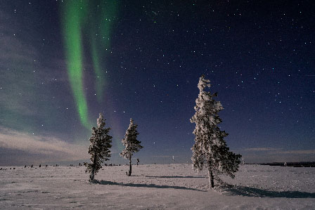 voyage en finlande aurore boreale