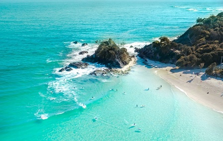 Visiter Byron Bay, plages de bonheur